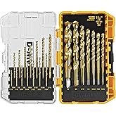 DEWALT Titanium Nitride Drill Bit Set, 21-Piece (DW1342)