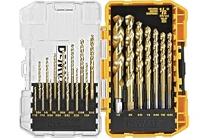 DEWALT Titanium Nitride Coated Drill Bit Set, 21-Piece (DW1342)