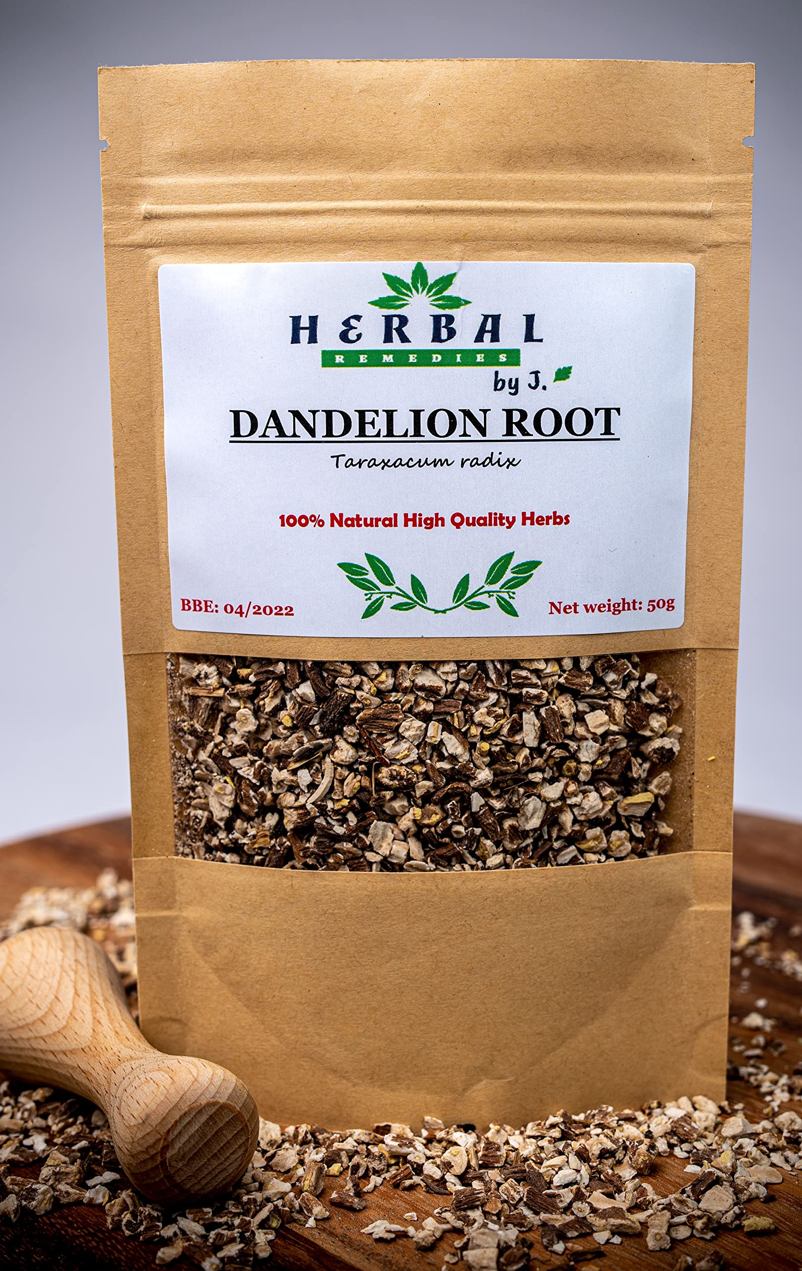 Dandelion Tea Pure Cut Root/Liver Support Herb Taraxacum Radix - Herbal Remedies by J. - Mniszek korzen