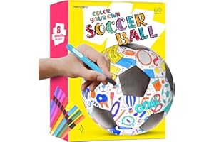Kit de coloriage de ballon de football pour enfants – Cadeaux de football pour filles et garçons – Cadeaux de sport – Cadeau 