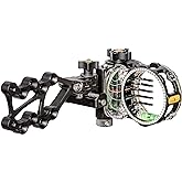 Trophy Ridge React Pro 5 Pin Bow Sight - Lighter, Stronger, More Reliable - Tool Less Windage and Elevation Adustability, 2nd/3rd Axis Leveling, Adjustable Click Light, Glow Ring
