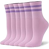 WXXM Unisex Cotton Casual Crew Socks 3/6 Pairs