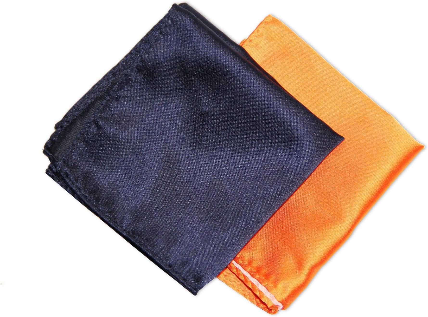 Sunvan Men's Satin Hankie Pocket Square (Pack of 2) Coat Blazer Party Prom