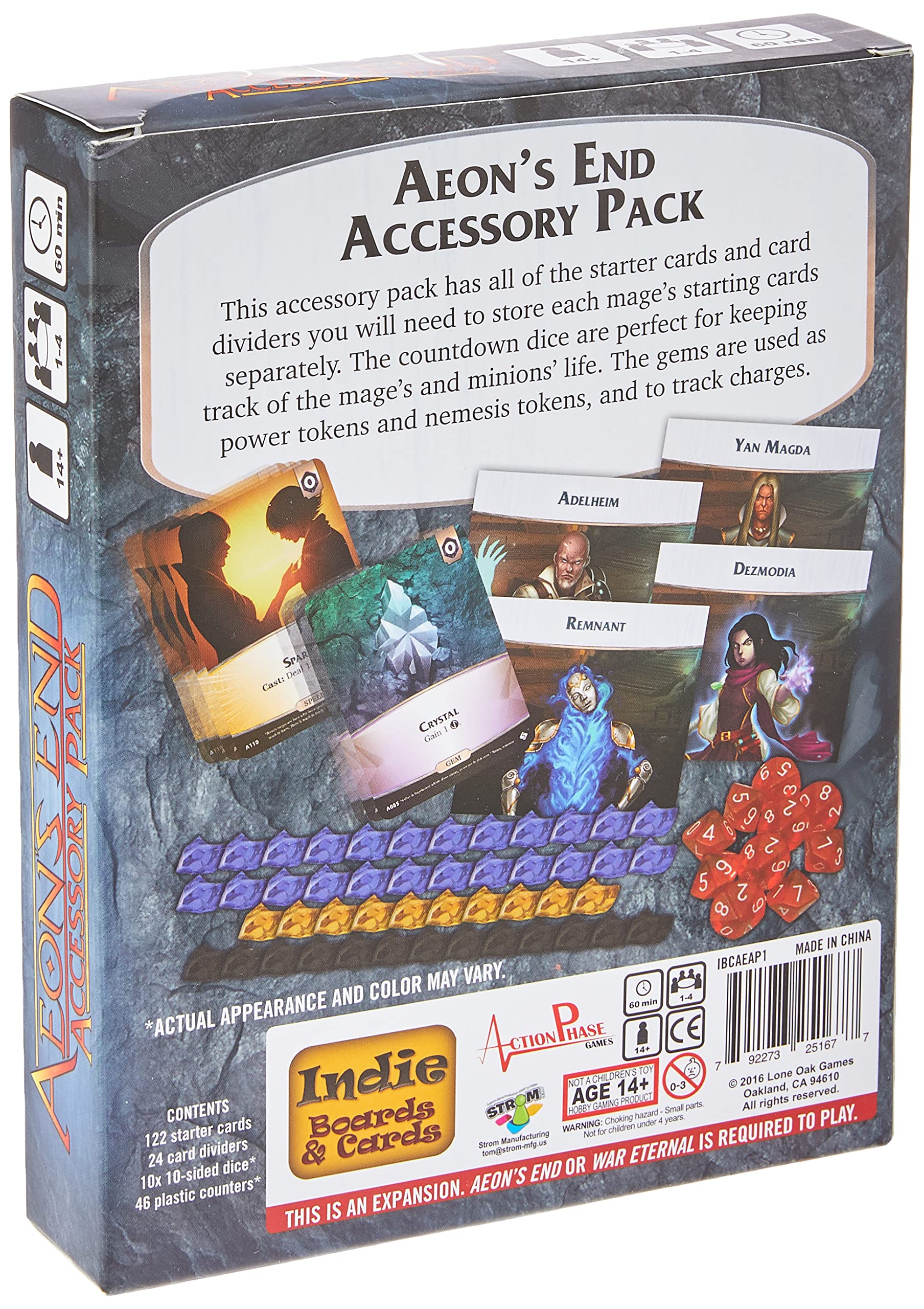 Indie Boards & Cards Aeons End The Depths 2nd Edition Card Game - Strategy Expansion Deck Building, Blue, Model AEDD2IBC