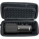 CASEMATIX USB Condenser Microphone Case Compatible with Rode NT-USB, NT1 A Mics and More with Small Cables - Includes Case for Microphones Only