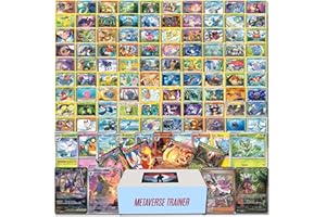 Metaverse Trainer Level Up Box - 100 Pack - 2 X Ultra RARES, VSTAR, VMAX, V, GX or EX - Compatible with Ultra Rare Pokemon Cards Legendary - 10 Holos - Compatible with Pokemon Cards Rare