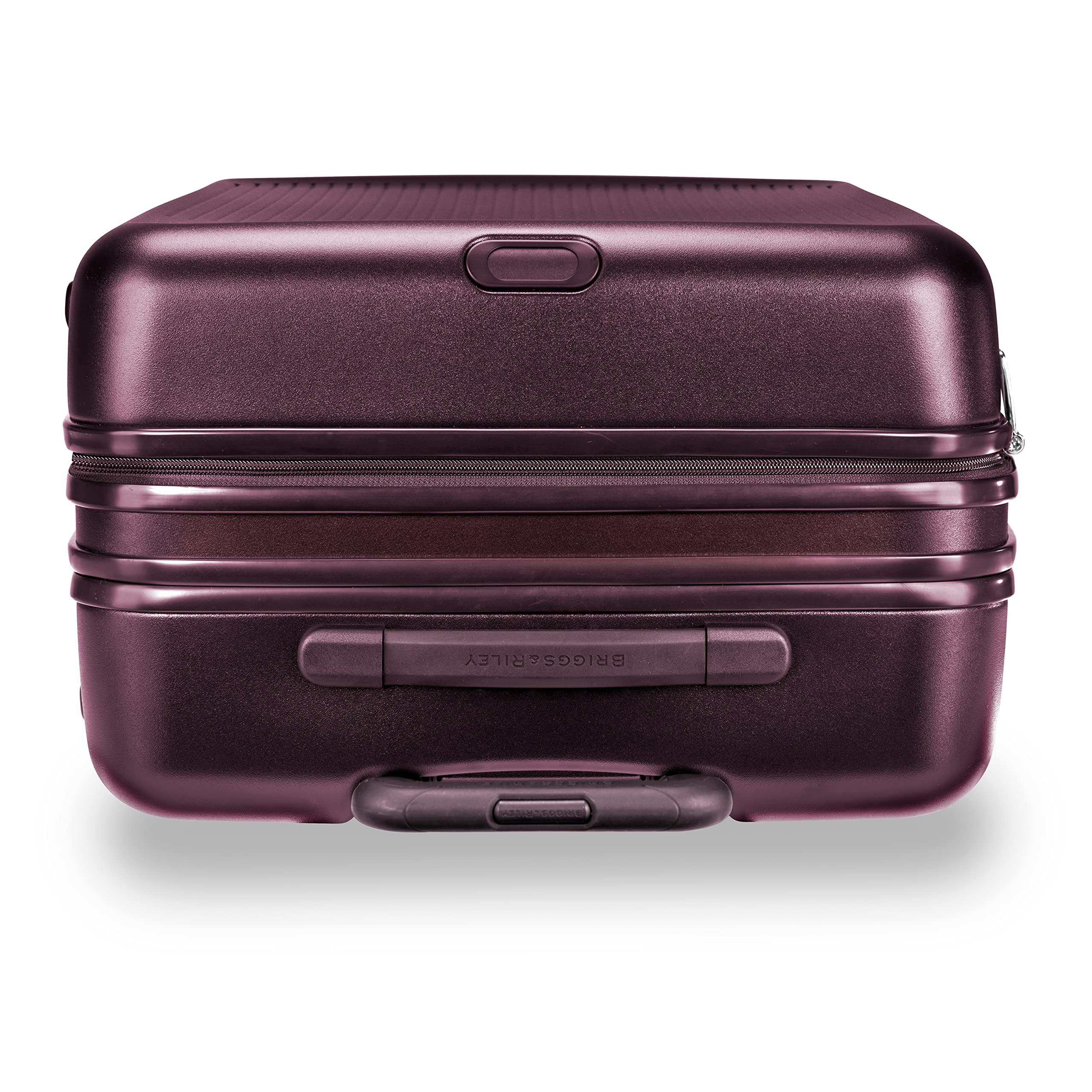 Briggs & Riley Sympatico Hardside Medium Spinner Luggage, Plum, 27-Inch Checked