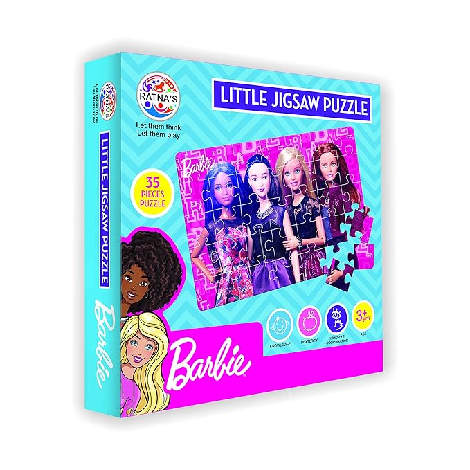 Buy Barbie Little Jigsaw Puzzle 4 Girls Online at Low Prices in India