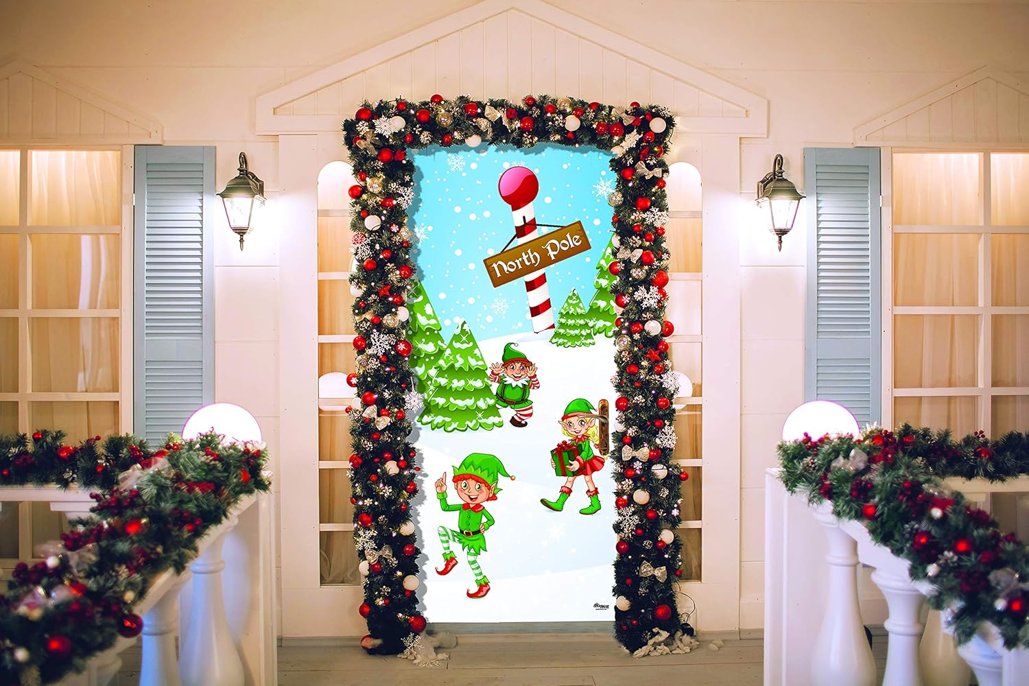 Amazon Com Victory Corps North Pole Elves Christmas Garage Door