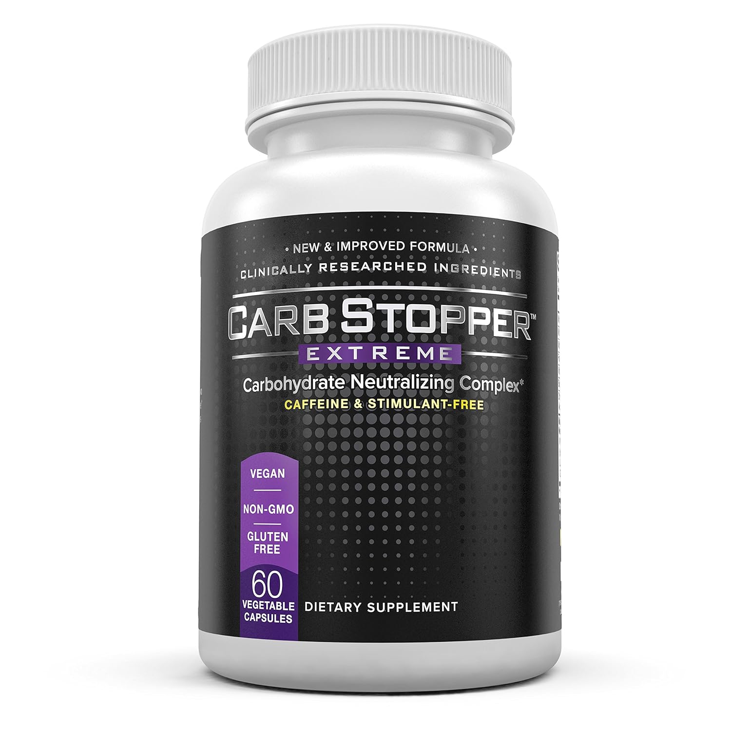 Carb Stopper Extreme Maximum Strength, AllNatural Carbohydrate and Starch Blocker