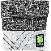 DIME BAGS Crossbody Bag, Fold-Over Satchel, Magnetic Closure, 7 Storage Compartments, Adjustable Strap, Interchangeable Patch