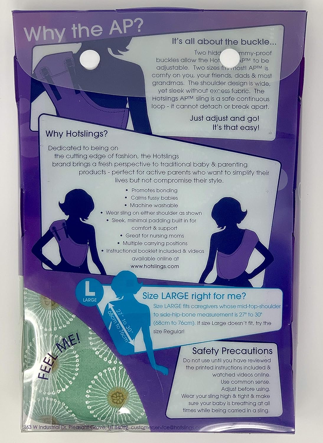 hotslings size chart