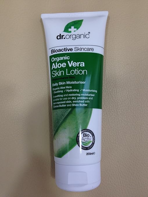dr organic aloe vera lotion