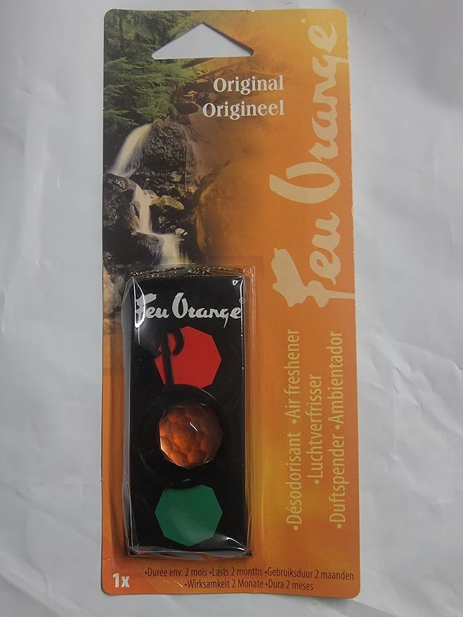 Feu Orange Air freshener, Traffic light, car air freshener, vintage