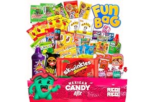OLE RICO RICO RICO Mexican Candy 100 pcs - Dulces Mexicanos Surtidos, Mexican Snacks, Mexican Candies, Sweet and Spicy Candy Assortment Mix by RICO RICO