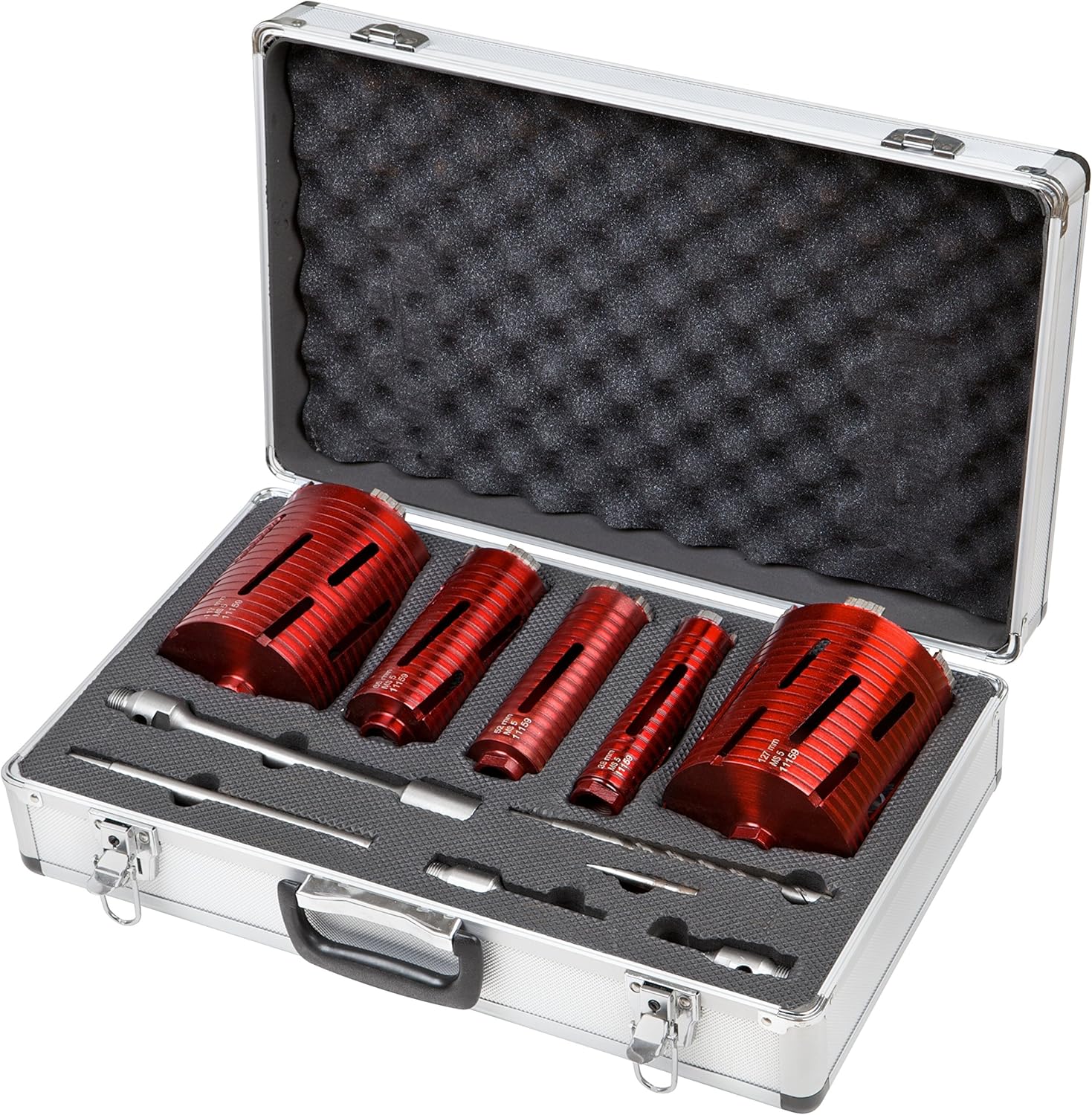 Maestro Metal 5 Core & Accessories Case, Red, Maestro 5 pcs