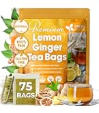 Amazon.com : FreshDrinkUS, Premium 150 Lemon Ginger Tea Bags, 100