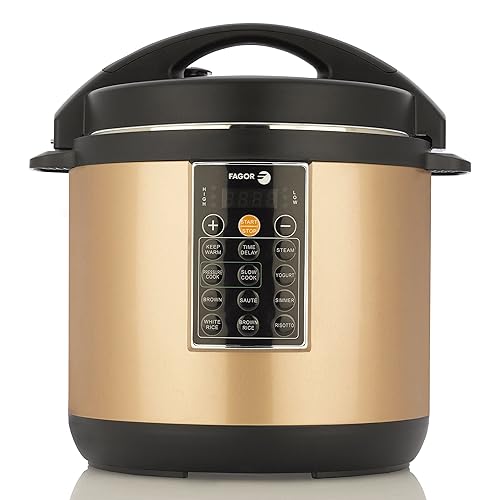 Fagor LUX Multi-Cooker, quart, Electric Pressure Cooker, Slow