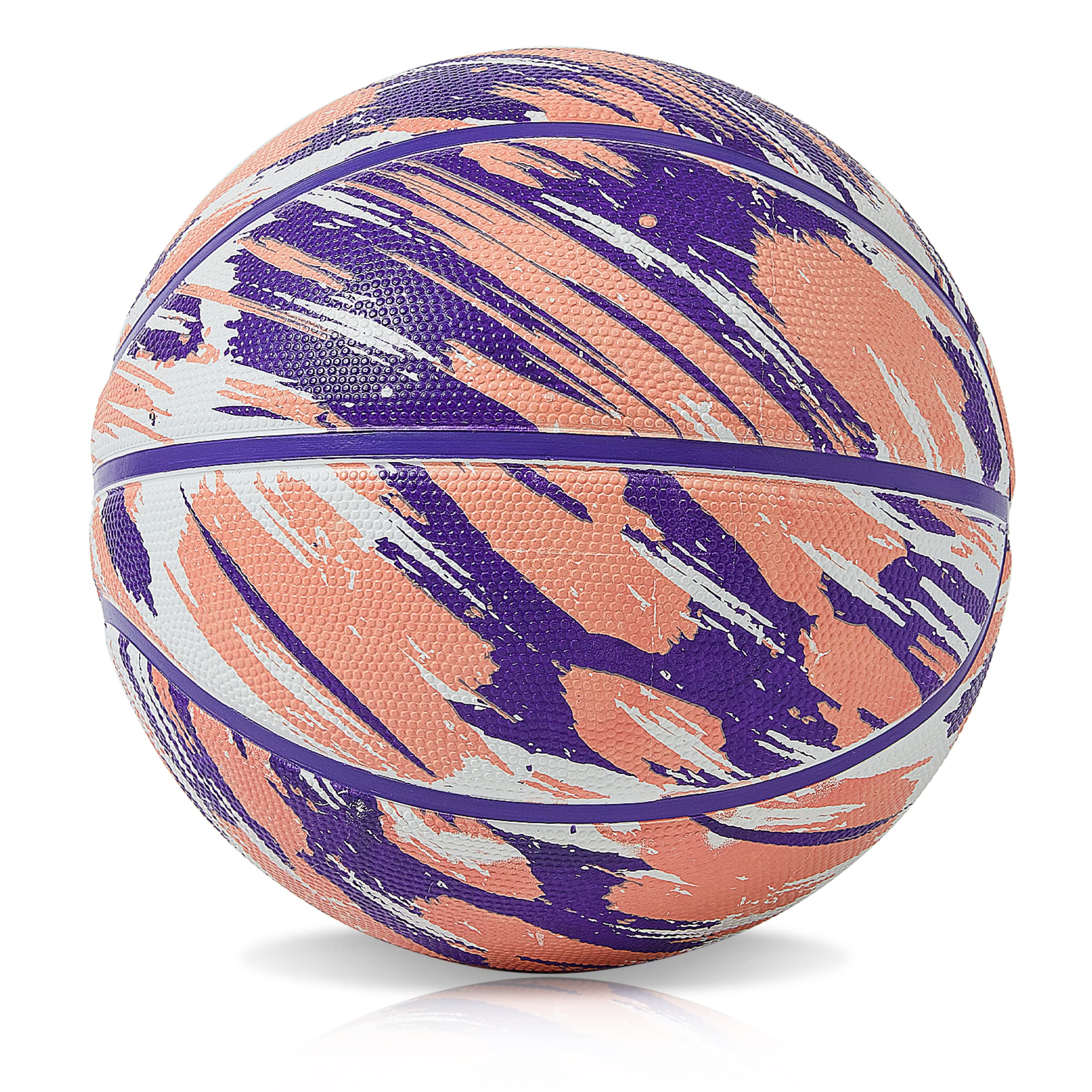 PECOGO Official Rubber Basketball 27.5" Outdoor Indoor Mens Basketball Ball Size 5 for Kids Youth Teen Boys and Girls Gift Ideas — image 1