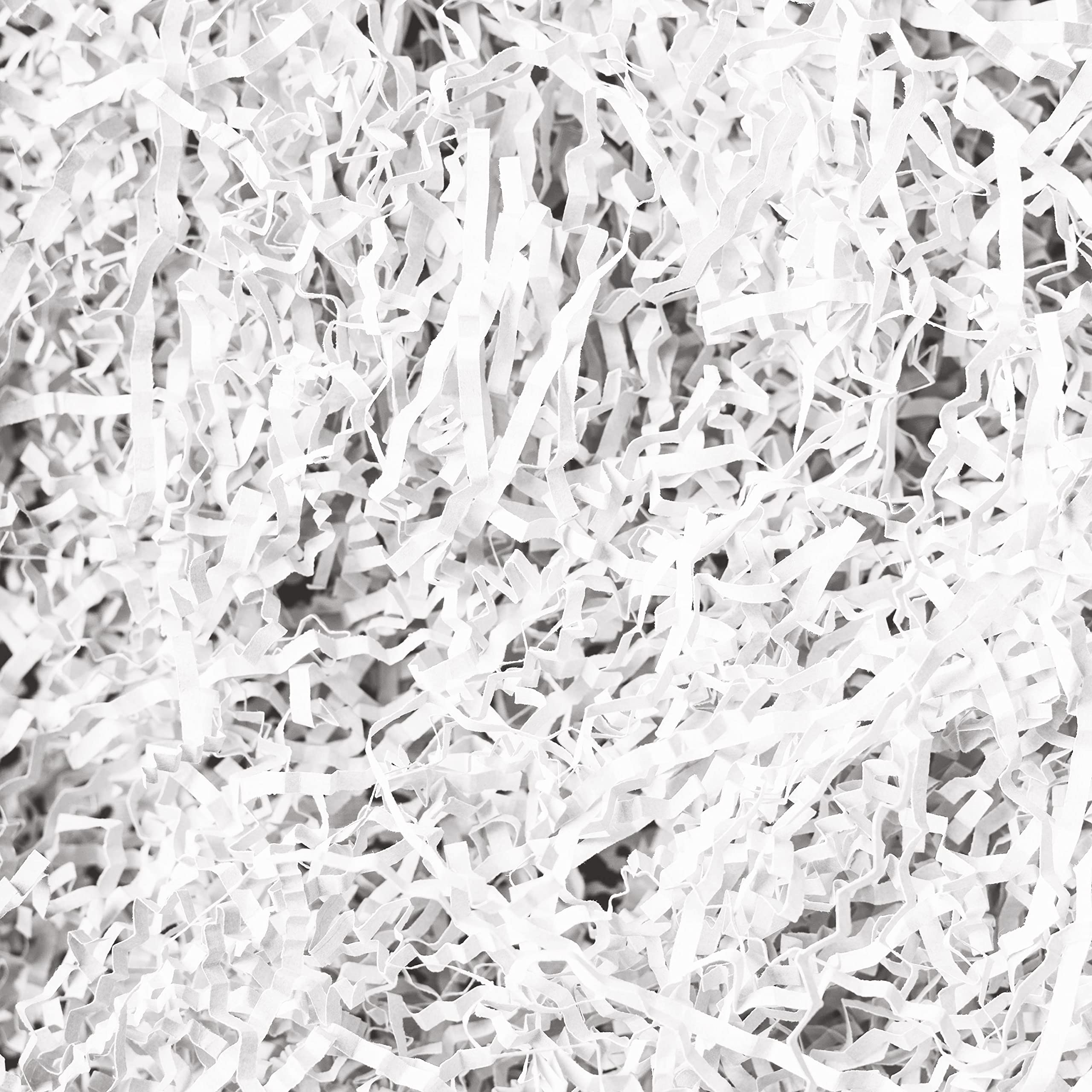 Creavvee Gift Packaging Shredded Paper Protection & Decoration Material 200g White