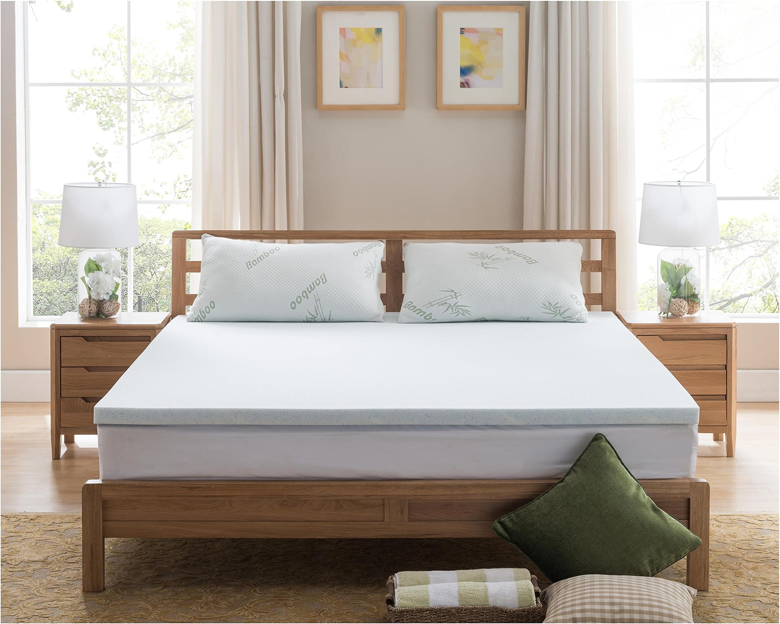 Alveo Gel Memory Foam Mattress Topper (Full Size)