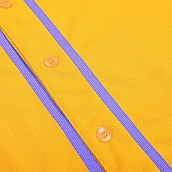 DEHANER Yellow Baseball Jersey Men Women Sport