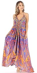 Sakkas 1817 - Lizi Womens Maxi High-Low Halter