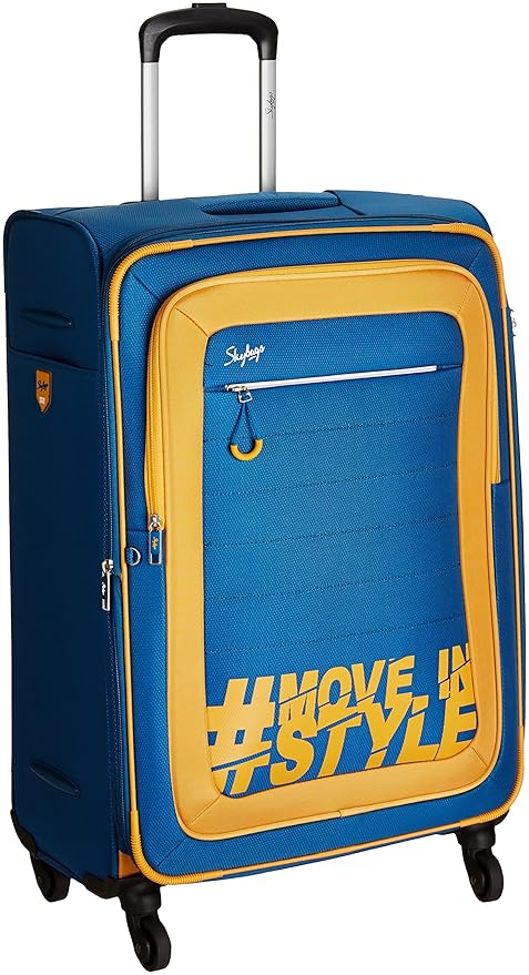 Skybags Hashtag Polyester 81 cms Blue Soft Sided Suitcases (STHASW81BLU)