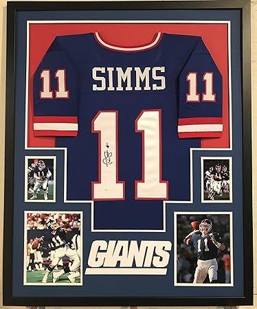 phil simms autographed jersey