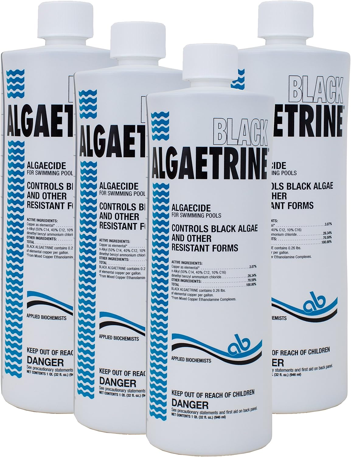 Applied Biochemist Black Algaetrine Algaecide (1 qt) 4