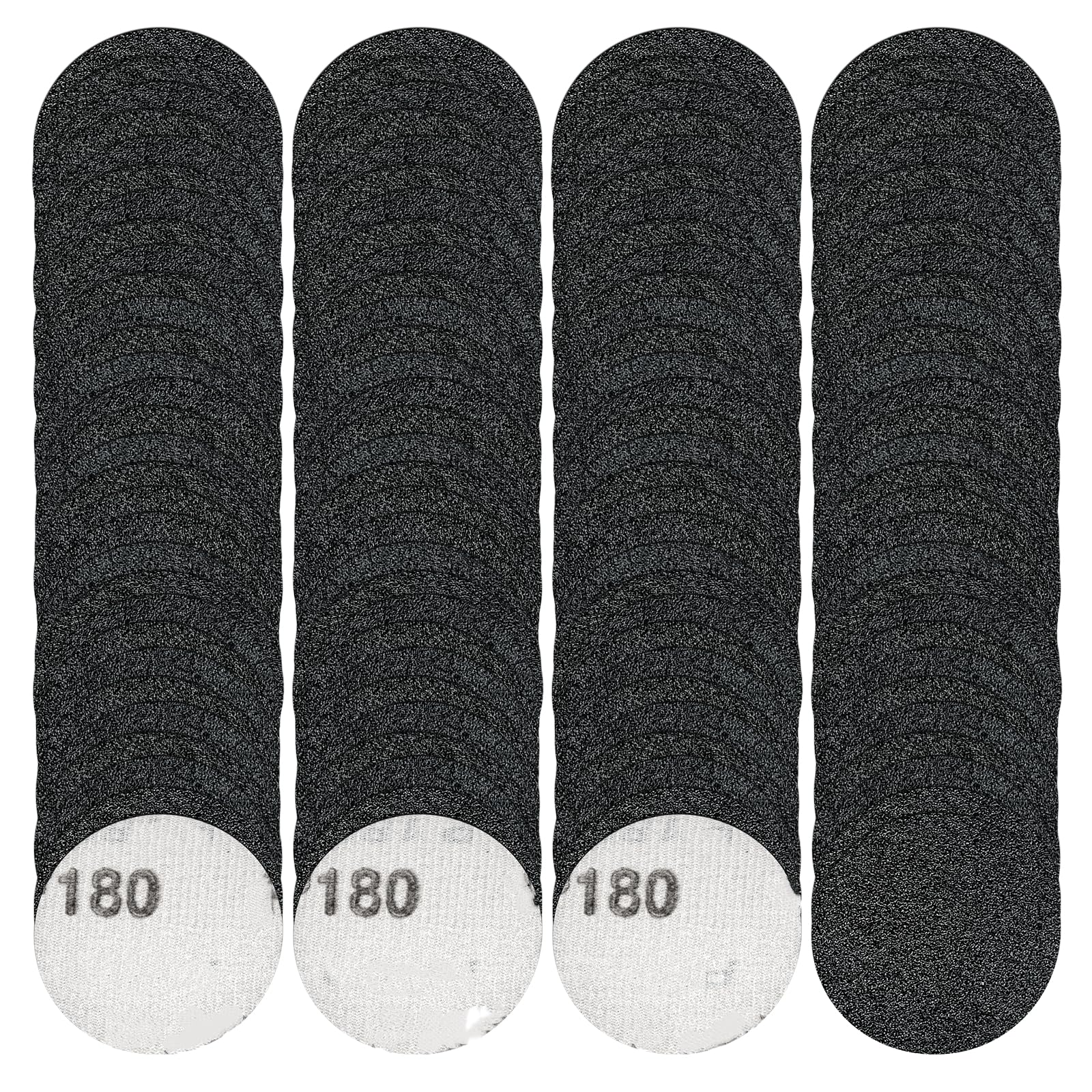 FEIHU 50mm Sanding Disc 180 Grit .50mm Hook and Loop Discs, 2 inch Sanding Pads for most turning tools （120 PCS） — image 1
