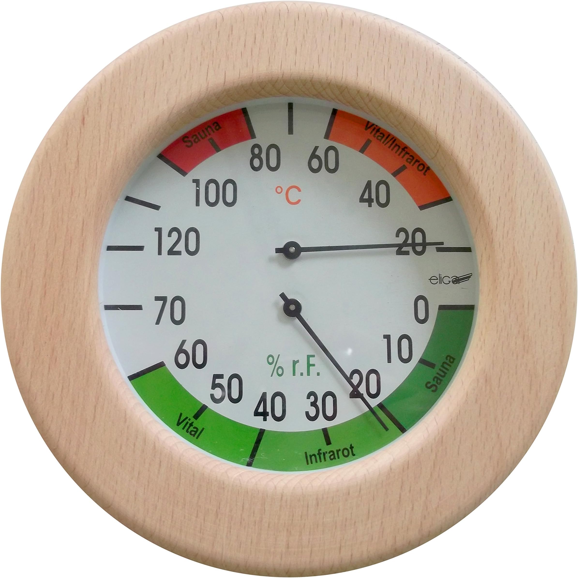Sauna instrument thermometer hygrometer
