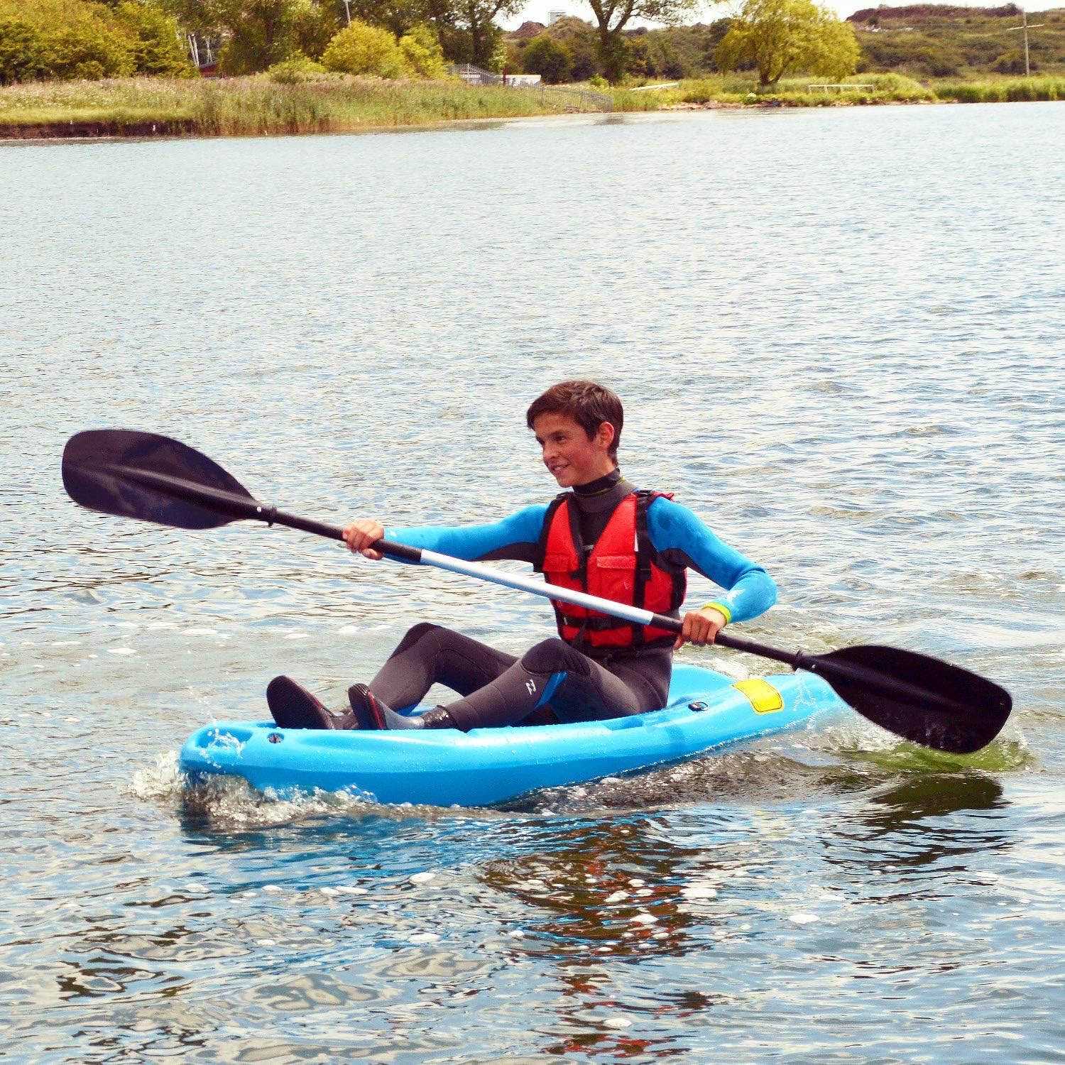 Sporting Goods Riber Junior Sit On Top Kayak Canoe Starter Pack Various Colours Canoeing