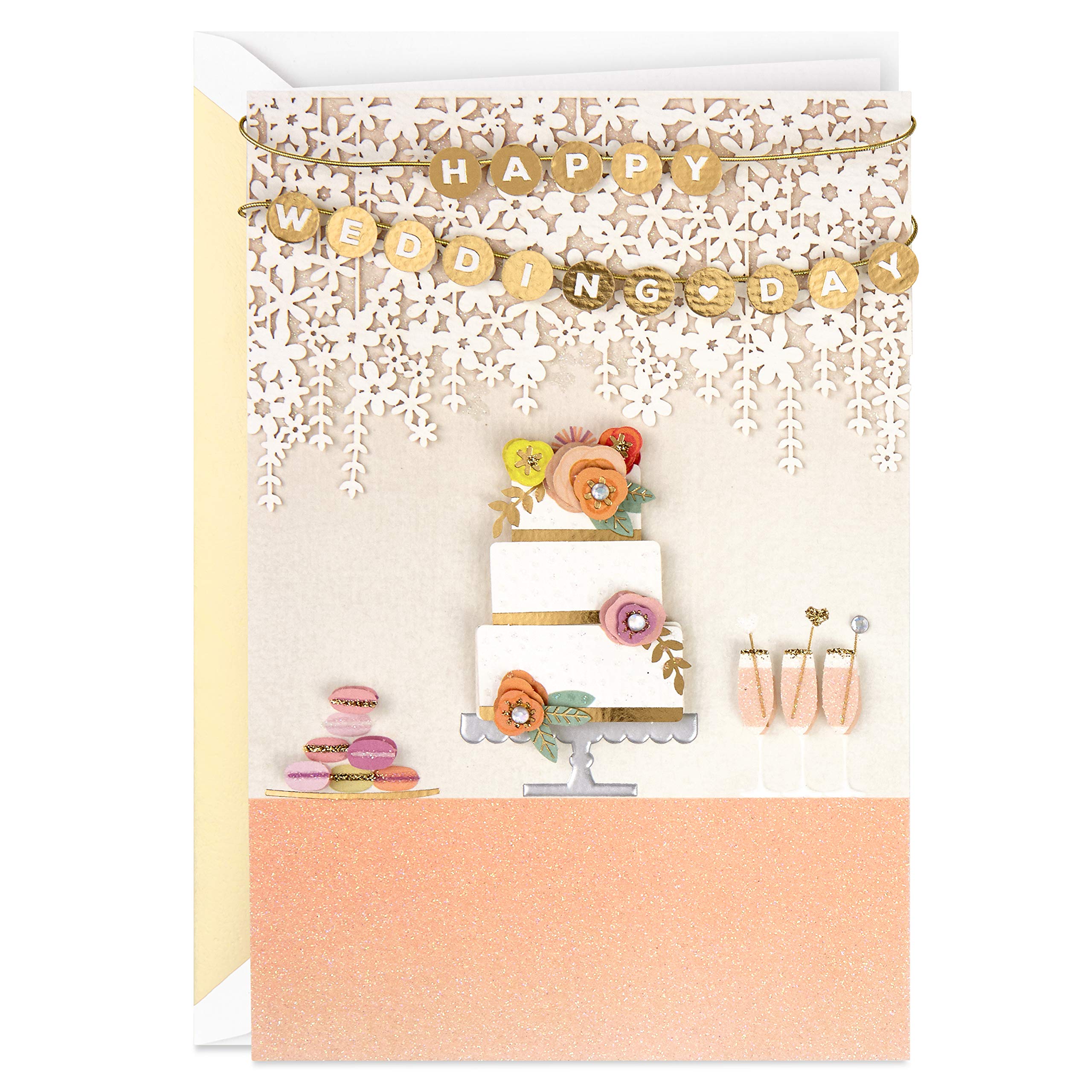 Hallmark Signature Wedding, Bridal Shower, or Engagement Card, Lifetime of Love (899RZH1198)