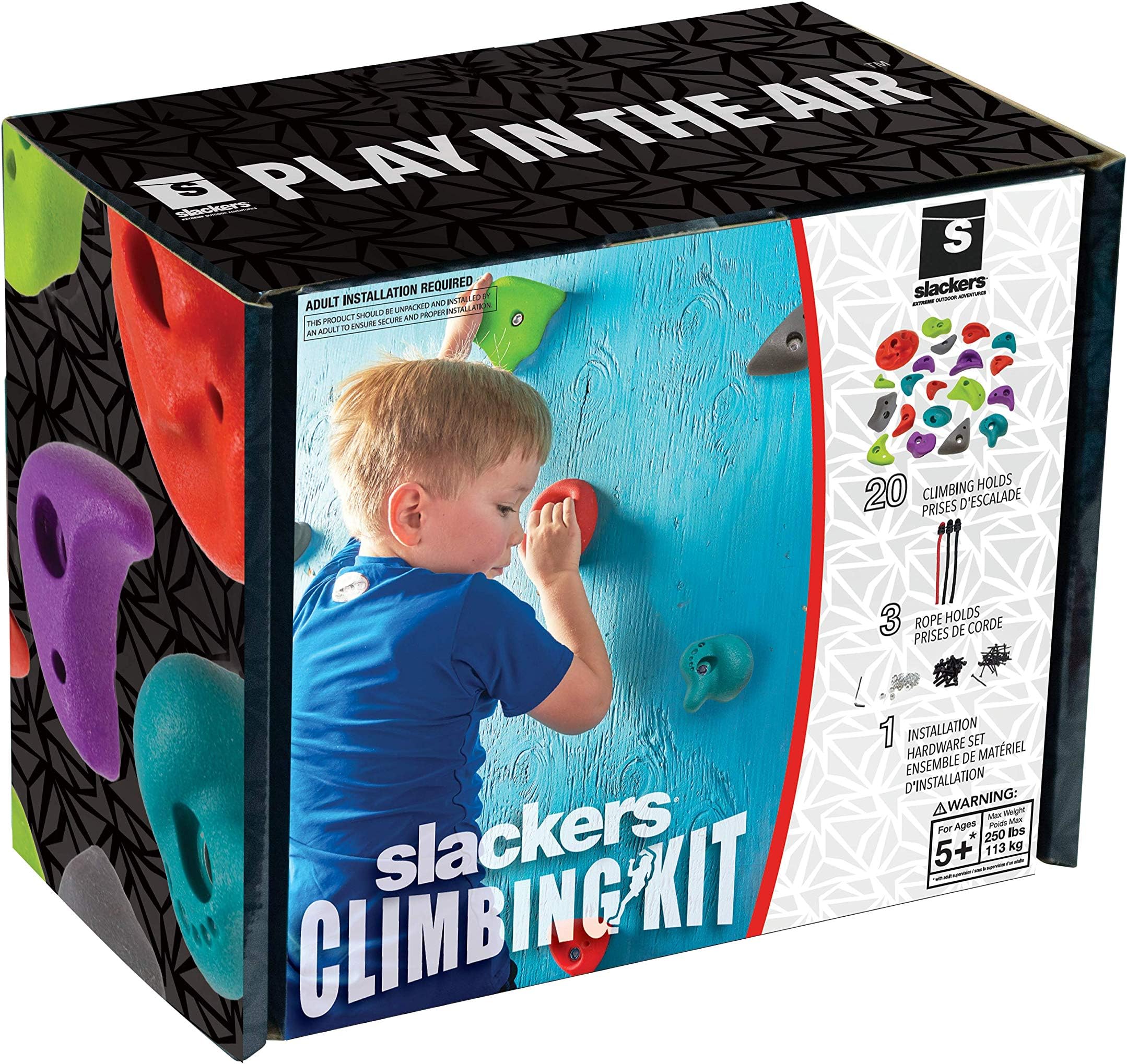 Slackers Rock Climbing Holds Kit