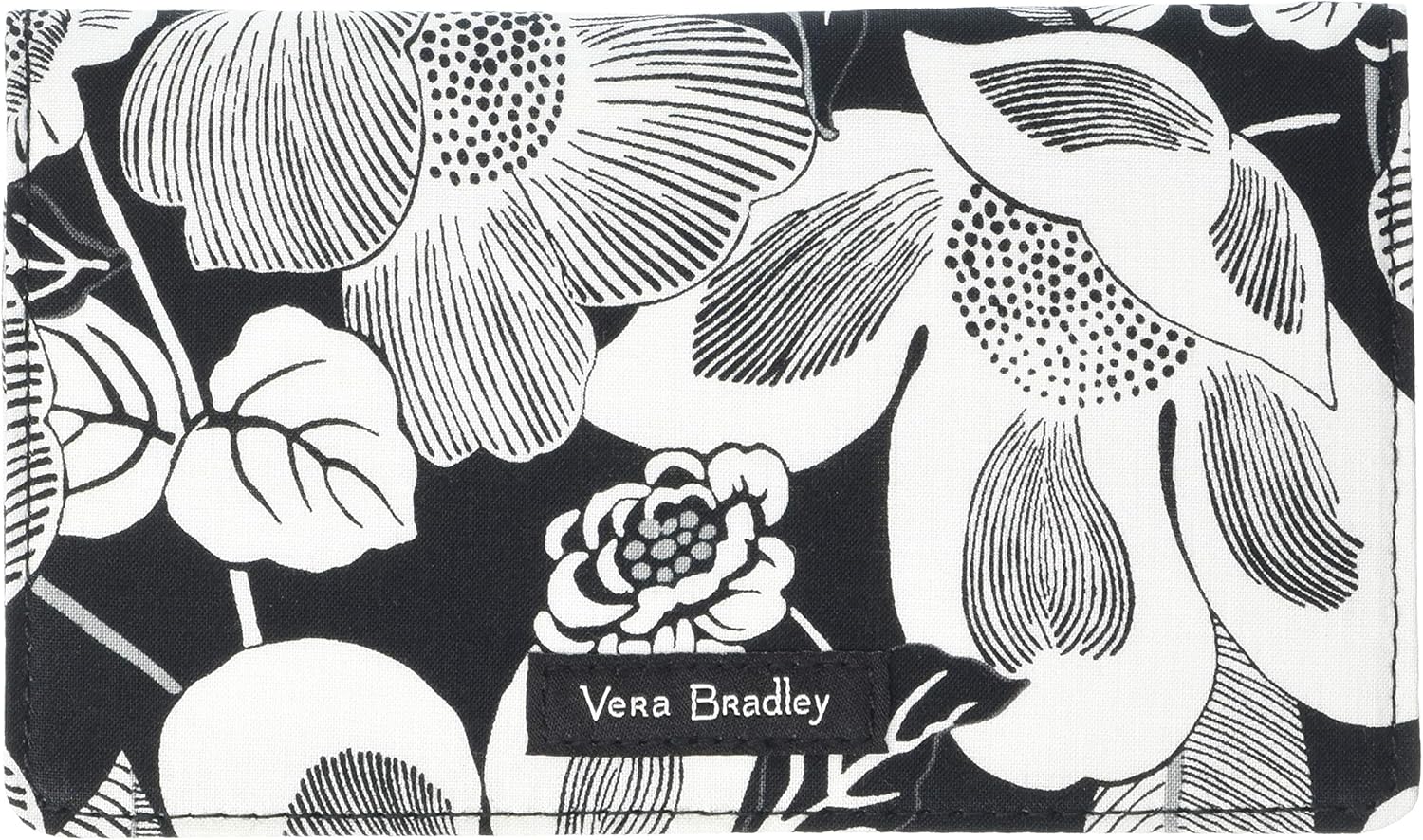 Vera Bradley Women's Signature Cotton Checkbook Cover, Floating Garden: Clothing
