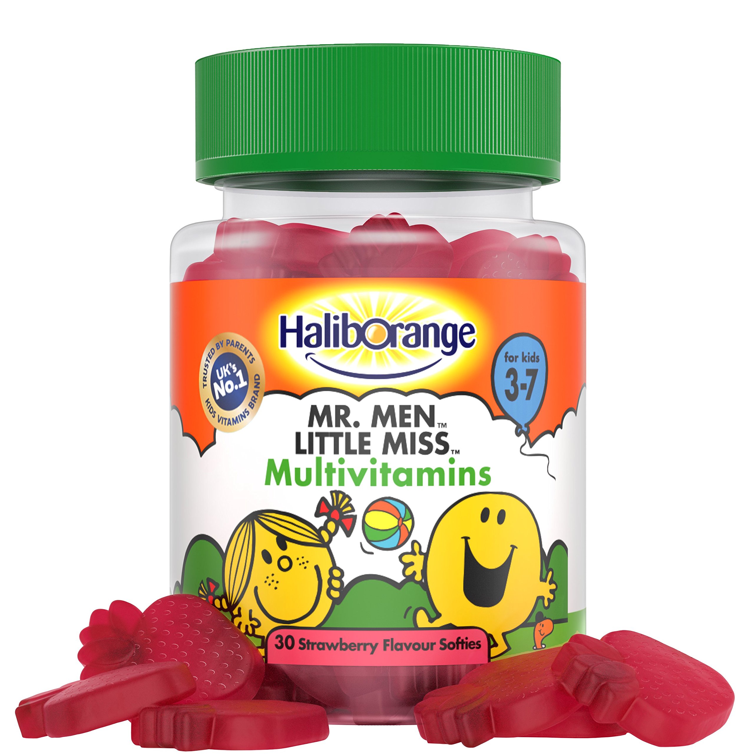 Haliborange Kids Mr. Men Little Miss Multivitamins Strawberry Softies 30