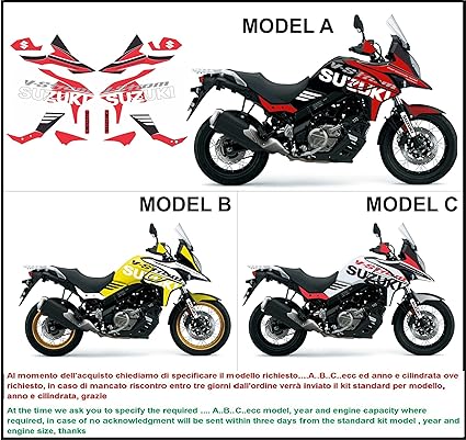 pics Moto Suzuki V Strom 650 Xt 2020 emanuel co kit adesivi decal stikers suzuki v strom dl 650 2017 xt sign geben sie model a oder b oder c
