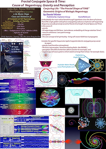 Download Fractal Conjugate Space & Time: Cause of Negentropy, Gravity and Perception: Conjuring Life: “The Fractal Shape of TIME” Geometric Origins of Biologic Negentropy.. (English Edition) PDF