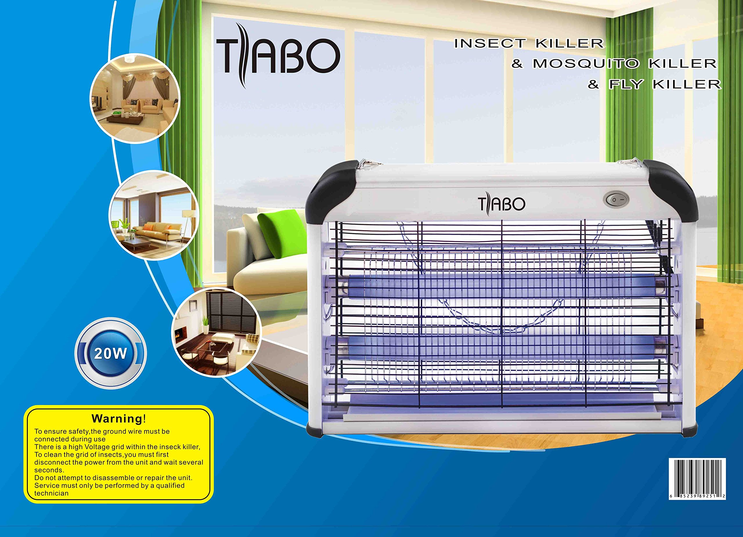 Bug Zapper Indoor Insect Killer by Tiabo Electronics Mosquito, Fly