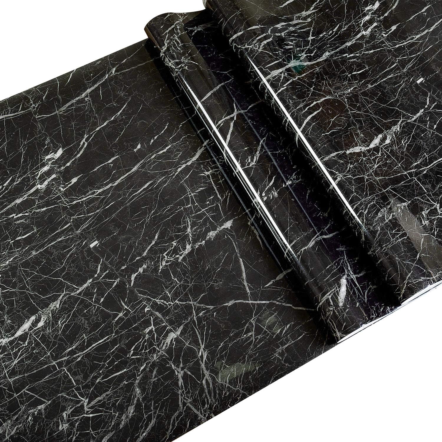 Marble Contact Paper Vinyl Self-Adhesive Furniture Sticker Waterproof