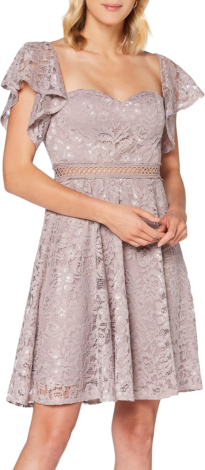 little mistress oyster pleat dress