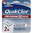 Adventure Medical Kits QuikClot Advanced Clotting Gauze - Stops Bleeding Up to 5X Faster Than Standard Gauze - Kaolin Hemosta