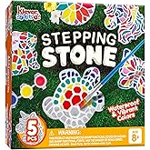 Klever Kits Stepping Stones Painting Kit for Kids - Paint 5 Garden Stones, Ceramic Garden Decor, Unicorn Craft Kits for Boys, Gifts for Boy, Girl Age 8+ Year Old - Summer Gift by Jova