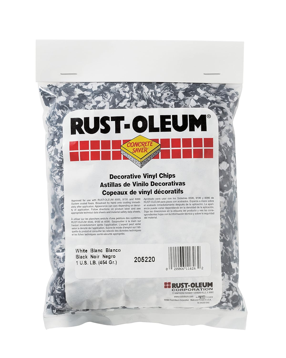 Rust Oleum 205220 Concrete Saver Decorative Vinyl Chips 1 Pound