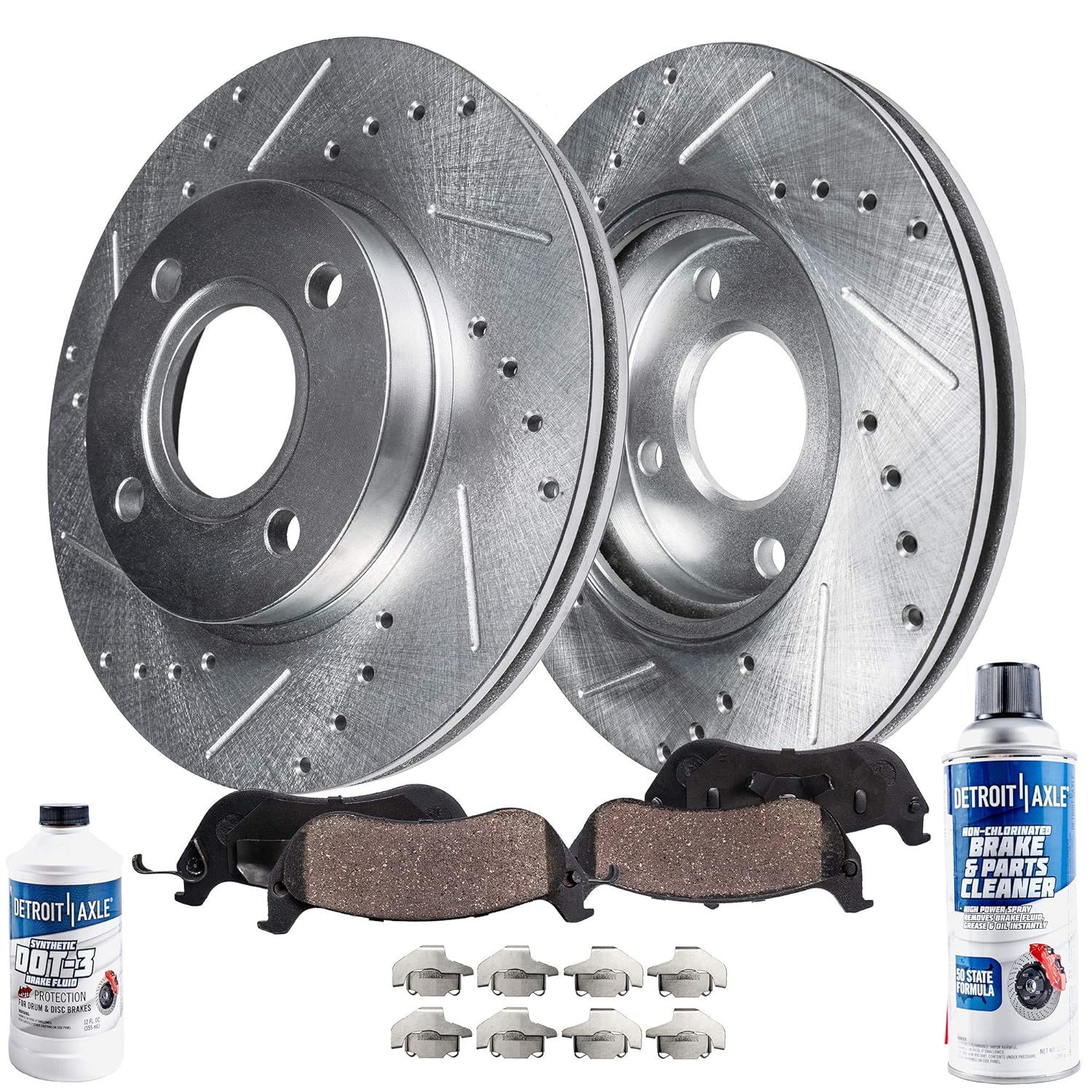OE Series Rotors + Metallic Pads Fits 2004 04 Nissan Sentra 2.5L SER