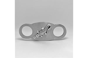 CIGAR CUTTERS BY JIM Alligator Cigar Cutter - Double Guillotine Blades - in Gift Box