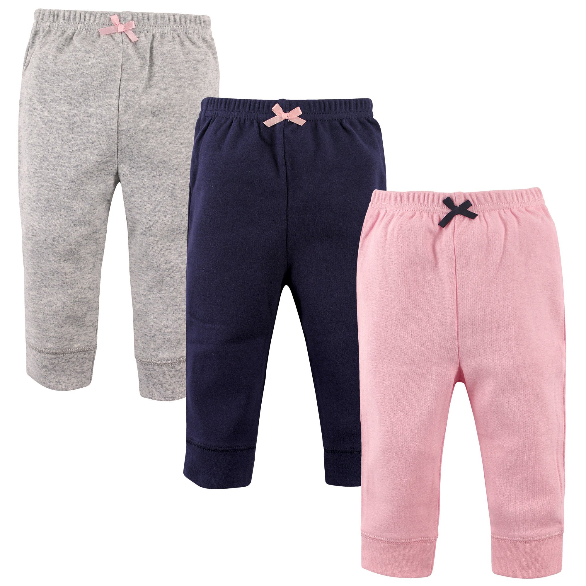 Photo 1 of Luvable Friends baby boys Cotton Pants, Light Pink Navy, 5T US