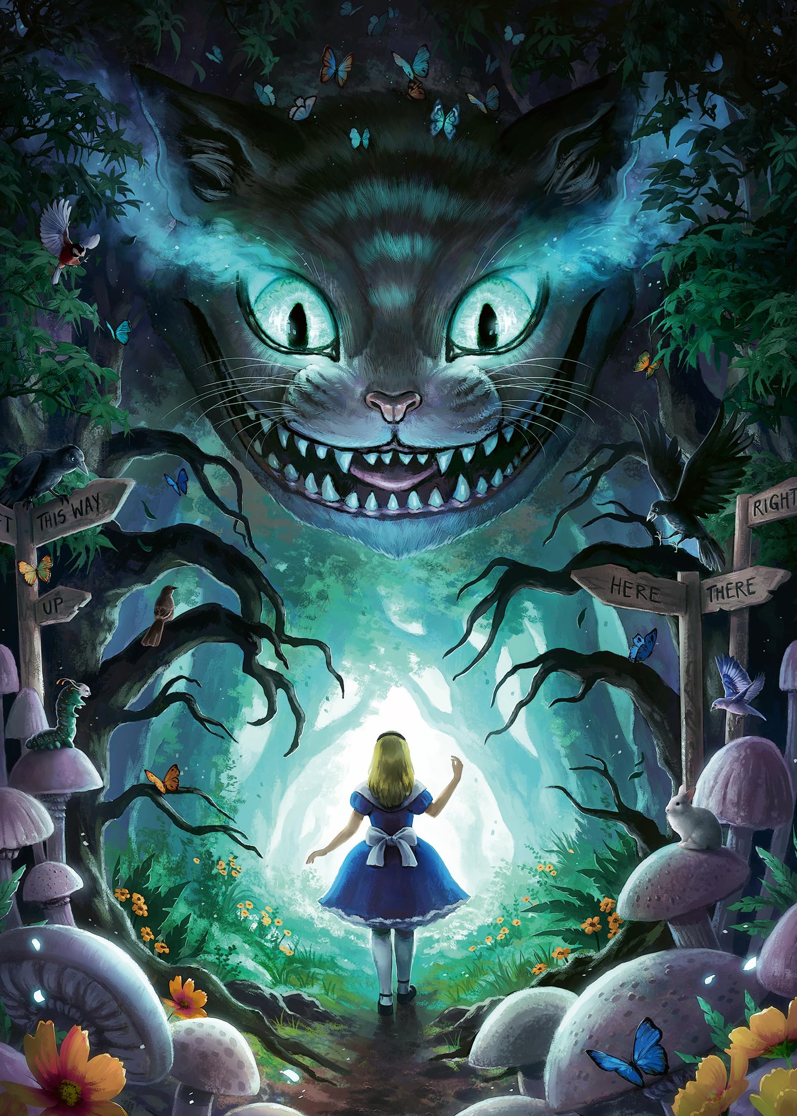 Ravensburger 12000526 - Adventures with Alice - 1000 pieces jigsaw puzzle – Puzzle for adults and kids age 14 years up,