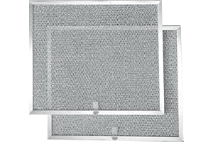 Broan-NuTone BPS1FA30 Aluminum QS1 Series Range Hoods, Kitchen Exhaust Grease Filter, 2 Count (Pack of 1), Grey, 2 Set